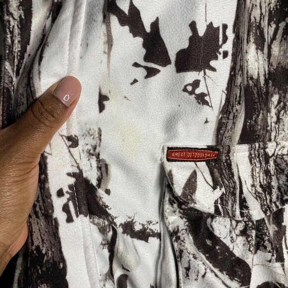 Great Outdoorsman Men Nature Print Full Zip Hooded Jacket - Picture 13 of 13